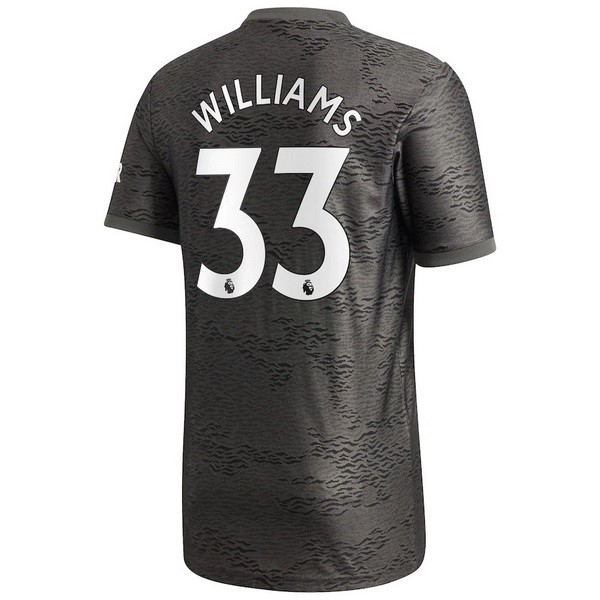 Maillot Football Manchester United NO.33 Williams Exterieur 2020-21 Noir